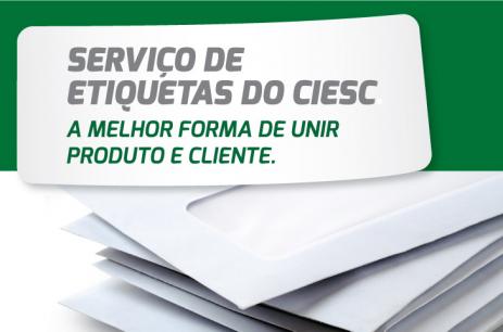 2 - Serviço de etiquetas do CIESC, a melhor forma de unir produto e cliente
